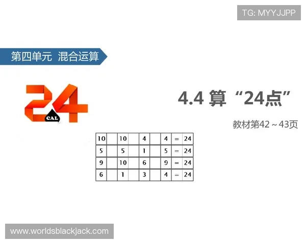 扑克牌24点数学游戏题目:培养孩子数学思维的经典题目解析